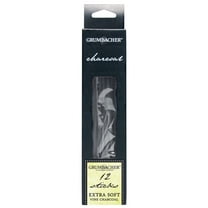Grumbacher Vine Charcoal Extra-Soft, 12/Pkg.