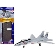 Grumman F-14 Tomcat Fighter Aircraft VF-2 Bounty Hunters CVN-65 Aircraft Carrier Deck 1/200 Diecast Model by Forces of Valor