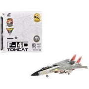 Grumman F-14D Tomcat Fighter Aircraft "USS Theodore Roosevelt, The Last Flight" 2006 US Navy 1/72 Diecast Model by JC Wings
