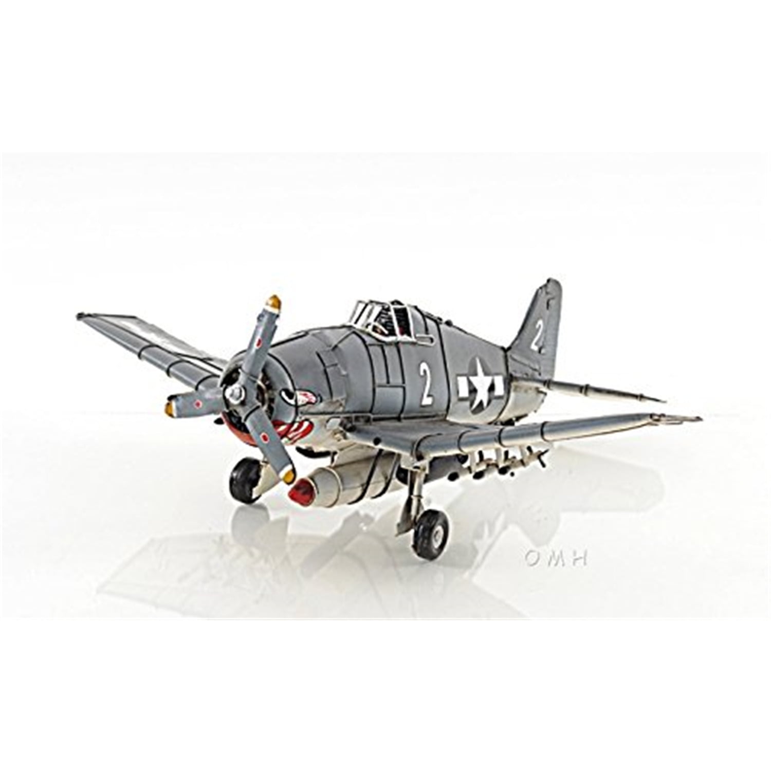 【値下げ】Grumman F6F Hellcat プレミアムコレクション Old-Modern Handicrafts Grumman F6F Hellcat Model, Handcrafted Iron