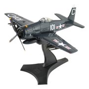 Hobby Master | 172 Scale Diecast Military Aircraft Replica | F8F-2 Bearcats 121717, VF-61 Jolly Rogers, 1949 | Model SM1013