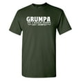 thumbnail image 1 of Grumpa Like A Regular Grandpa Sarcastic Humor Graphic Tees Gift For Mens Novelty Funny T Shirt, 1 of 5