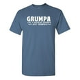 thumbnail image 1 of Grumpa Like A Regular Grandpa Sarcastic Humor Graphic Tees Gift For Mens Novelty Funny T Shirt, 1 of 5
