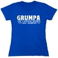 thumbnail image 1 of Grumpa Like A Regular Sarcastic Humor Novelty Funny Women's Casual Tees, 1 of 3