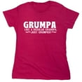 thumbnail image 1 of Grumpa Like A Regular Sarcastic Humor Novelty Funny Women's Casual Tees, 1 of 3