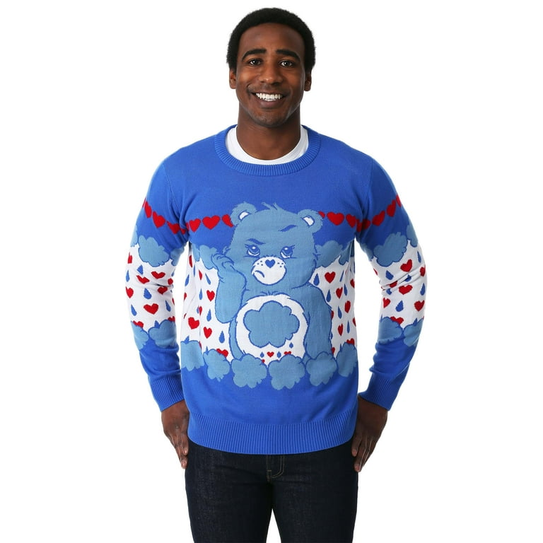 Grumpy Bear Adult Care Bears Ugly Christmas Sweater Walmart