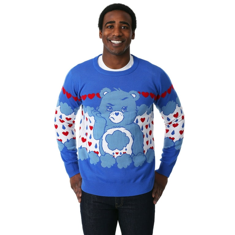 Grumpy Bear Adult Care Bears Ugly Christmas Sweater Walmart