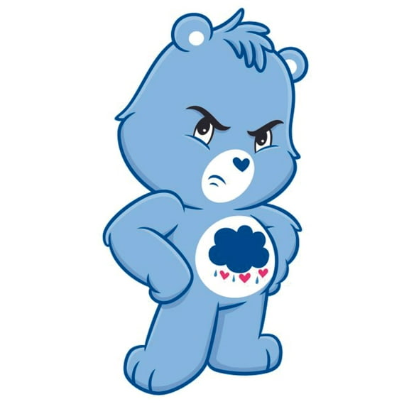 Grumpy Bear Care Bear Cartoons Customized Wall Decal - Custom Vinyl Wall Art - Personalized Name - Baby Girls Boys Kids Bedroom Wall Decal Room Decor Wall Stickers Decoration Size (40x20 inch)