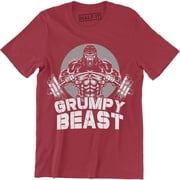 Grumpy Beast Gorilla Ultimate Muscle Bodybuilding Unleash Workout Funny T-Shirt