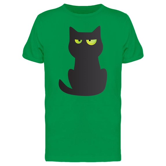 Grumpy Black Cat Tee Men's -Image by Shutterstock
