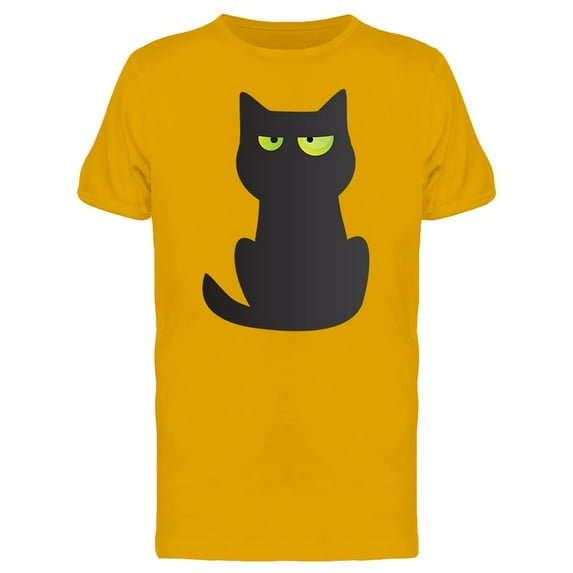 Grumpy Black Cat Tee Men's -Image by Shutterstock