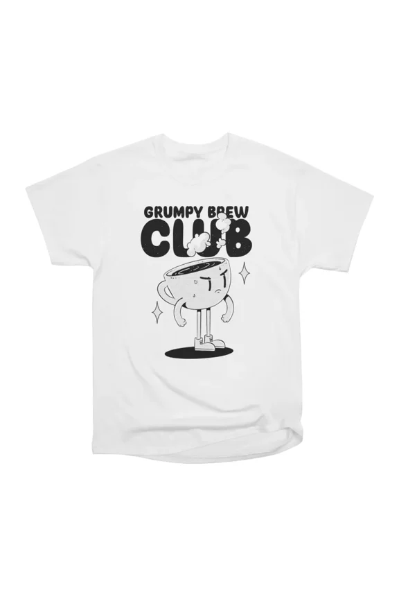 Grumpy Brew Club T-Shirt Tee Gift For Him Merch For Her Apparel For Friend