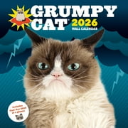 Grumpy Cat 2026 Wall Calendar, (Paperback)