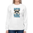 thumbnail image 1 of Grumpy Cat And Quote Sweatshirt Women -T-Line Designs, Female Small, 1 of 4