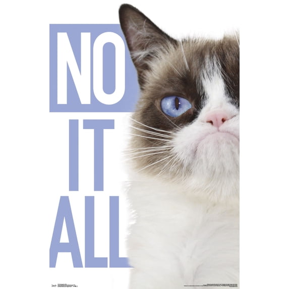 Grumpy Cat - Blue Poster Clip Bundle