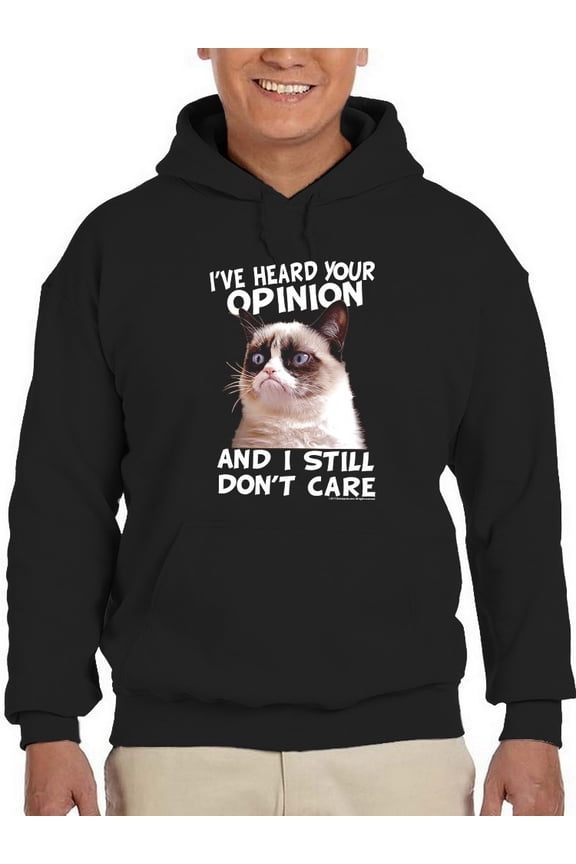 Don't Care Hoodie Men -T-Line Designs, Male x-Large