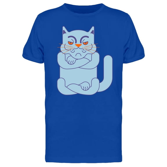 Grumpy Cat Doodle Cartoon Tee Men's -Image by Shutterstock