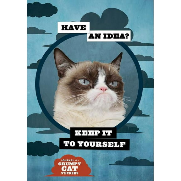 Grumpy Cat Flexi Journal with Stickers (Diary)