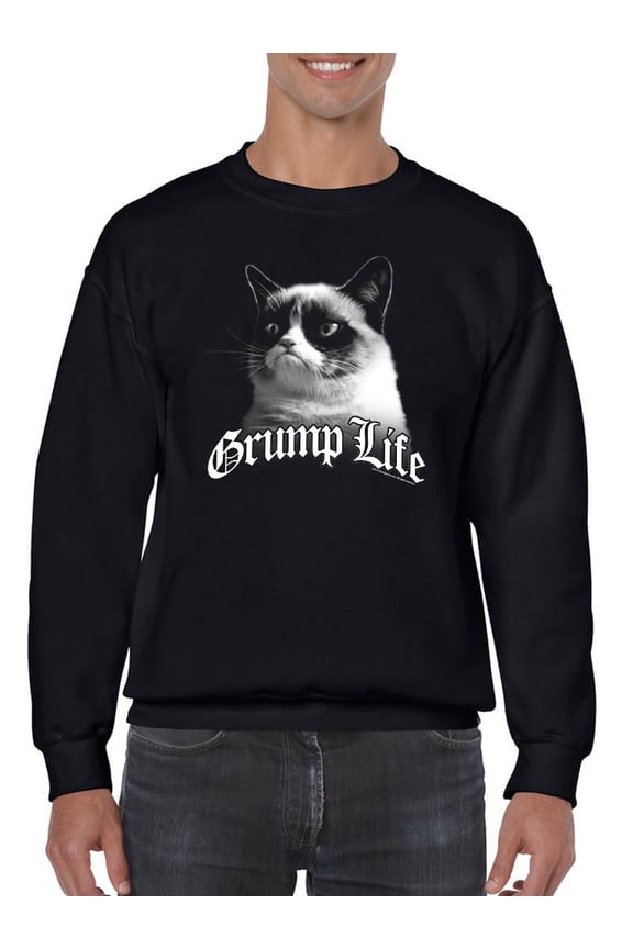Grump Life Sweatshirt Men -T-Line Designs, Male 4X-Large