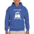 thumbnail image 1 of Grumpy Cat I Had Fun Hoodie Men -T-Line Designs, Male Medium, 1 of 4