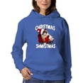thumbnail image 1 of Grumpy Cat In A Sled Hoodie Women -T-Line Designs, Female Large, 1 of 4