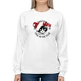 thumbnail image 1 of Grumpy Cat Meh Sweatshirt Women -T-Line Designs, Female Medium, 1 of 4