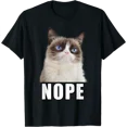 thumbnail image 1 of Grumpy Cat NOPE (6402) T-Shirt, Vintage Birthday Gift, 1 of 2