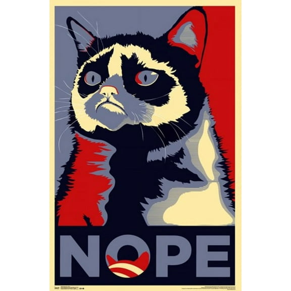 Grumpy Cat - Nope Poster Print (24 x 36)