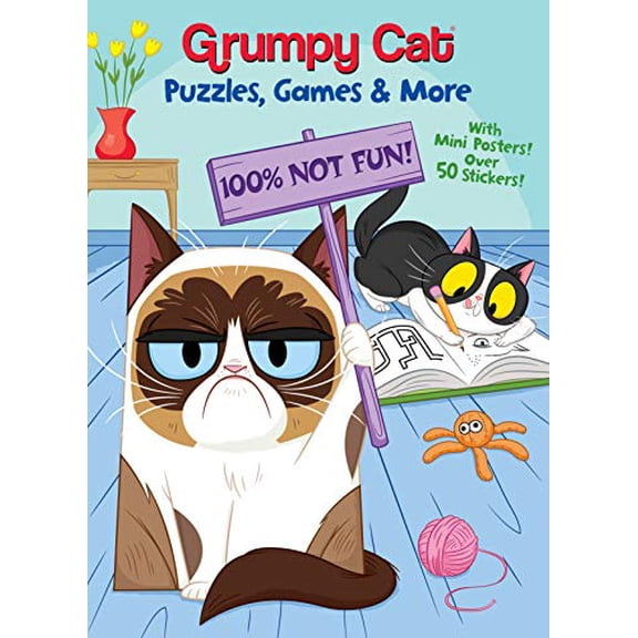 Pre-Owned Grumpy Cat Puzzles, Games & More (Grumpy Cat) (Paperback) 1984851306 9781984851307