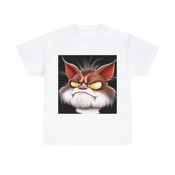 Grumpy Cat Retro Cartoon Pet Lover Gift T-Shirt