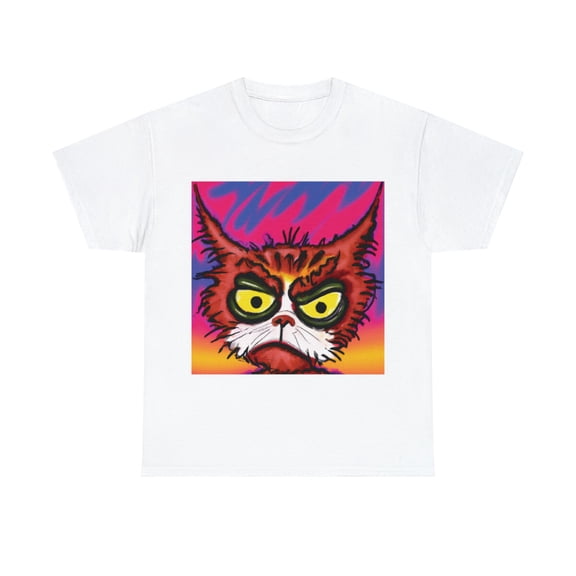 Grumpy Cat Retro Cartoon Pet Lover T-Shirt