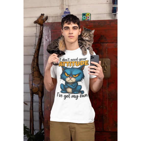Grumpy Cat T-Shirt: Animal Tee For Cat Lovers All Size S-5XL