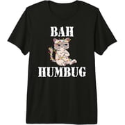 Grumpy Cat Tangled Christmas Lights Bah Humbug T-Shirt
