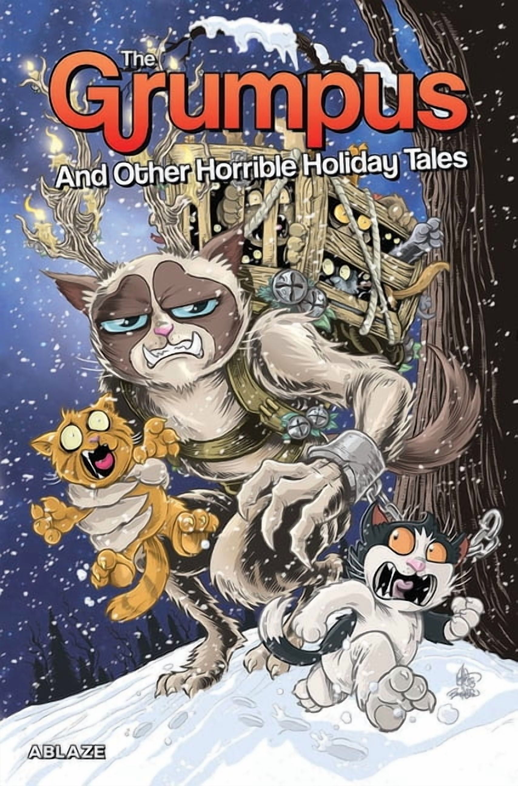 Grumpy Cat: The Grumpus and Other Horrible Holiday Tales, (Hardcover) -  Walmart.com, image size:1708x2592