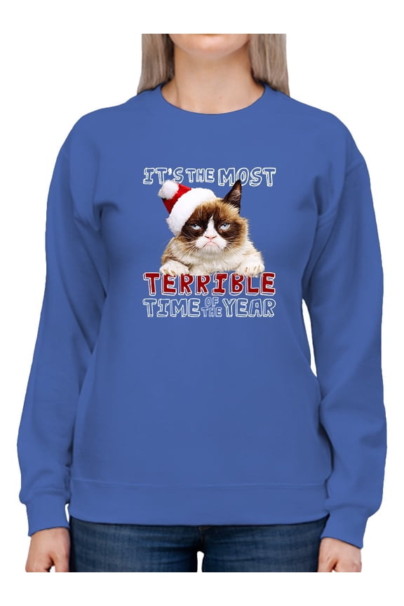 With Christmas Quote Sweatshirt Women -T-Line Designs, Female Medium