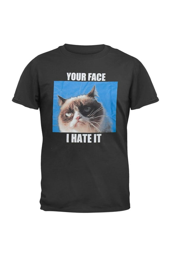 -Your Face I Hate It T-Shirt - Medium