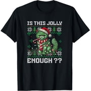 Grumpy Christmas Cat Sweater Is This Jolly Enough Cat T-Shirt