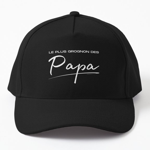 Grumpy Dad Baseball Cap, Christmas Birthday Family Wordplay Gift Design, Classic Hat