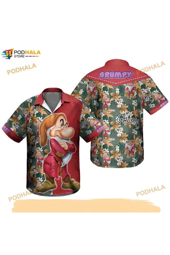 Grumpy Dwarf Funny Hawaiian Shirt