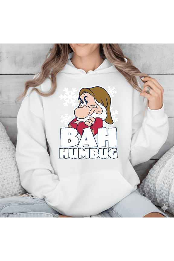 Grumpy Fairy Tale Holiday Humor Retro Festive Fantasy Hoodie Shirt, up to size 5XL