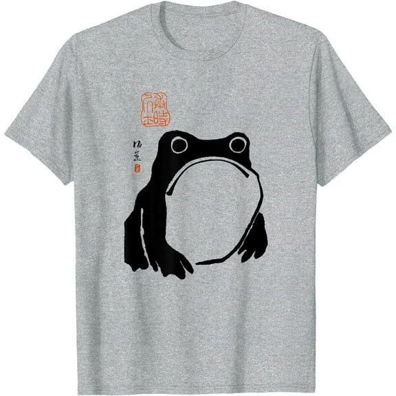 Grumpy Frog Japanese Art Unisex T-Shirt for Men Women Kids