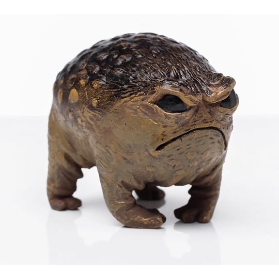 Grumpy Frog Toad Statue Resin Outdoor Garden Yard Decor Fun Novelty Home Office Sculpture Unique Gift