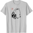 thumbnail image 1 of Grumpy Frog Ukiyo-e Anime Japanese Art Unisex T-Shirt for Men Women Kids,Ice Grey Color,Size M, 1 of 5