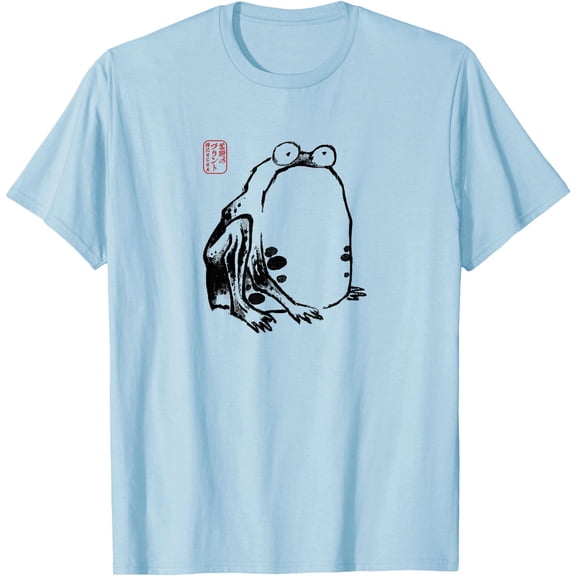 Grumpy Frog Ukiyo-e Anime Japanese Art Unisex T-Shirt for Men Women Kids