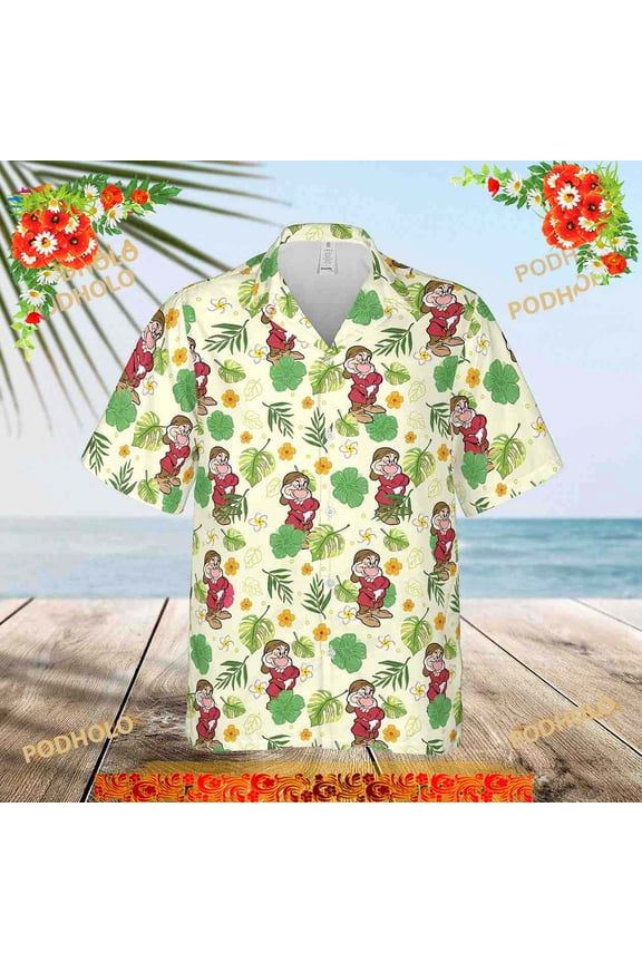 Grumpy Funny Hawaiian Shirt Grumpy Disney Aloha Shirt