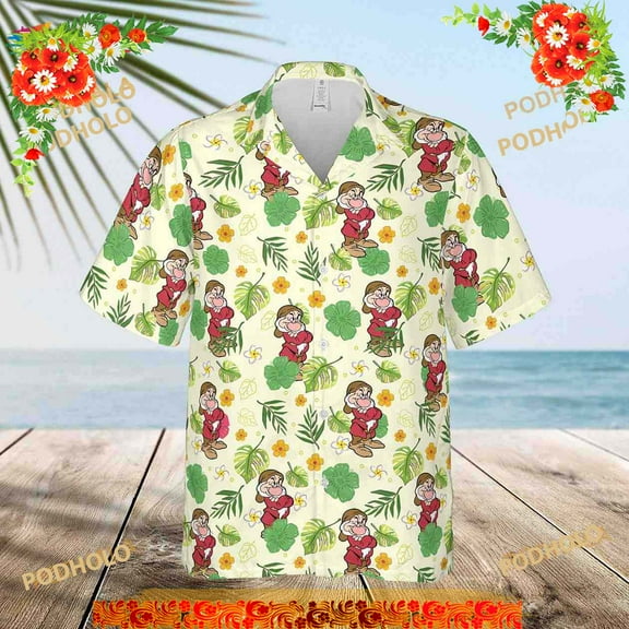 Grumpy Funny Hawaiian Shirt Grumpy Disney Aloha Shirt