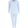 thumbnail image 1 of Grumpy & Gorgeous  Plus Polka Dot Jogger and Henley Pajama Set (Women), 1 of 5