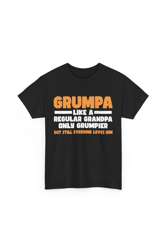 Grumpy Grandfather Is For Old Guys Funny Grandpa Humor Gift Tee Unisex T-Shirt, up to size 5XL