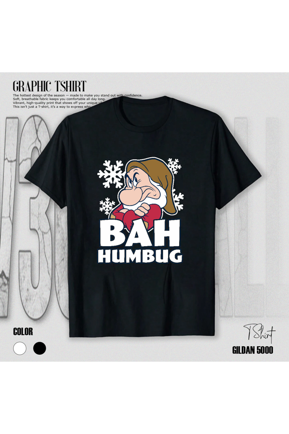 Grumpy Humbug Funny Christmas Holiday Fairy Tale Humor Gift Unisex T-Shirt V11919, up to size 5XL
