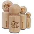 thumbnail image 1 of Grumpy Little Winged Dragon Rubber Stamp for Scrapbooking Crafting Stamping - Medium 1 Inch, 1 of 7